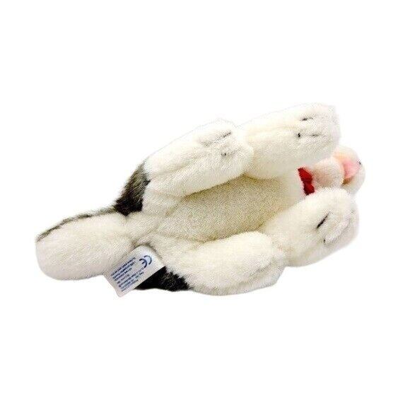 2/$15 Build a Bear Wolf Plush Gray Ivory 8" Red Bandana Husky Dog Stuffed Animal - Picture 7 of 9